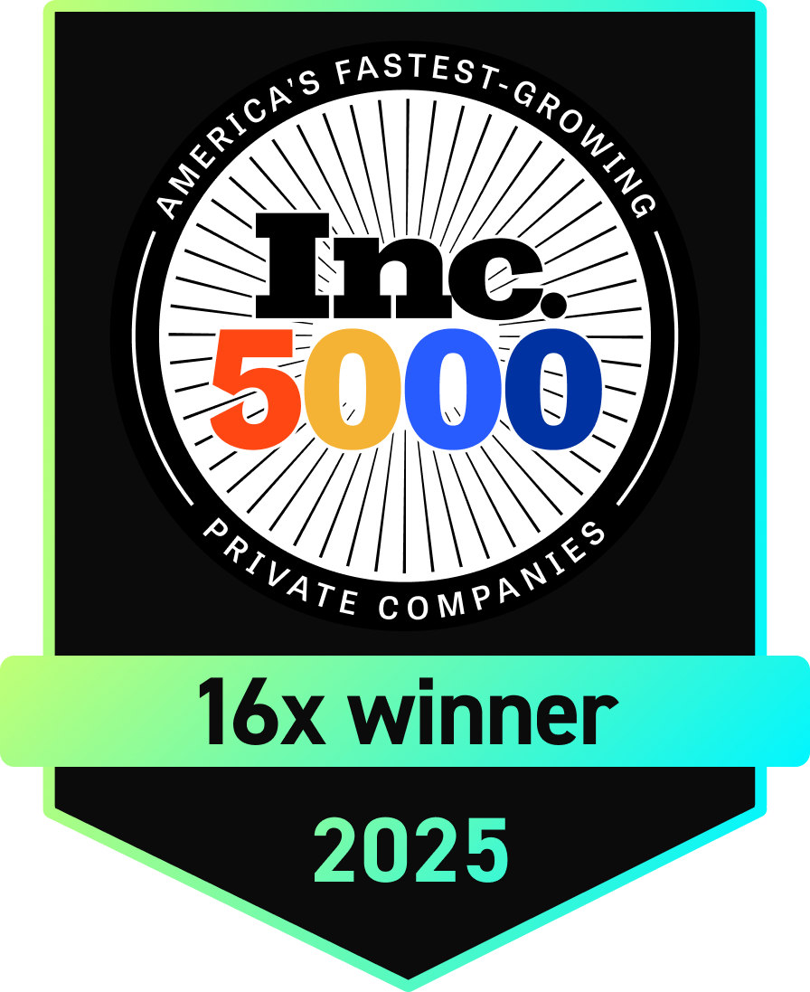 Inc 5000 Badge, 16x winner